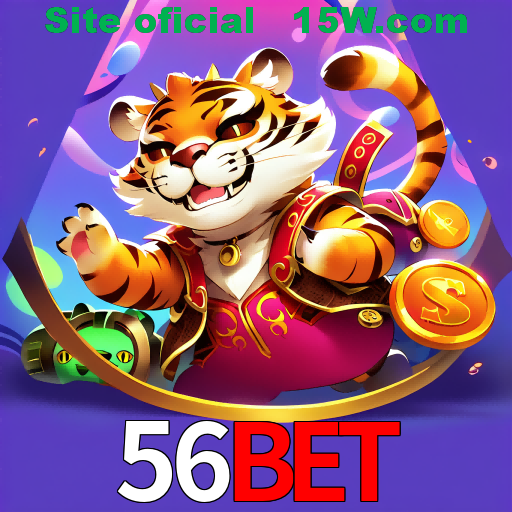 Imagem promocional da 56bet mostrando a plataforma e suas vantagens